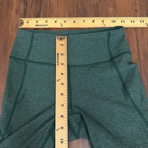 OUTDOOR VOICES Leggings Pine Green Mid Rise Yoga Gym Training - Picture 8 of 10